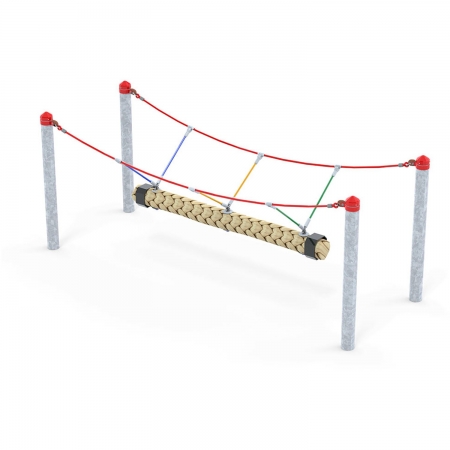 Balancierbalken gerade Seil-Schaukel